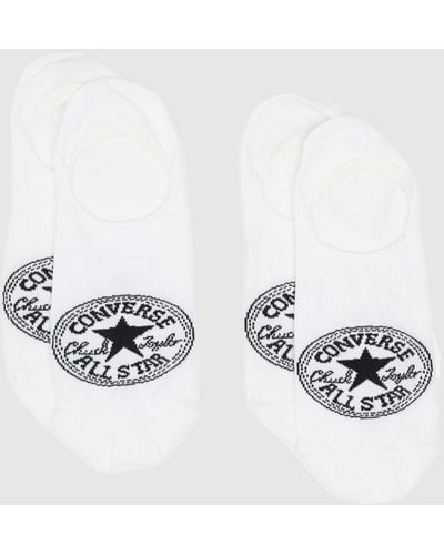Converse No Show Sock 2 Pack - White