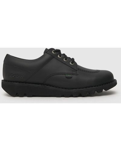 Punto Pigro Kickers Kick Lo Vegan Shoes In - Black