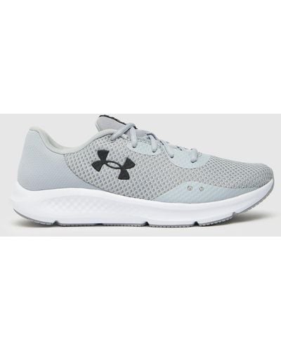 Under Armour Charged Pursuit 3 Trainers In Grey & Black