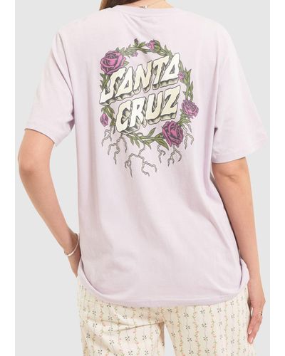 Santa Cruz Entangled T-shirt In - Pink