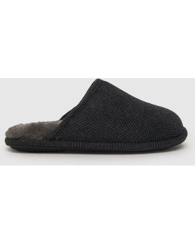 Schuh Simon Mule Slippers In - Black