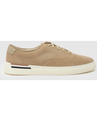 BOSS Clint Tennis Trainers In - Brown