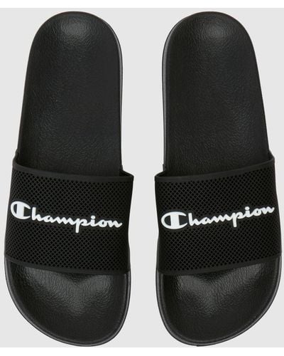 Champion Daytona Sandals In - Black