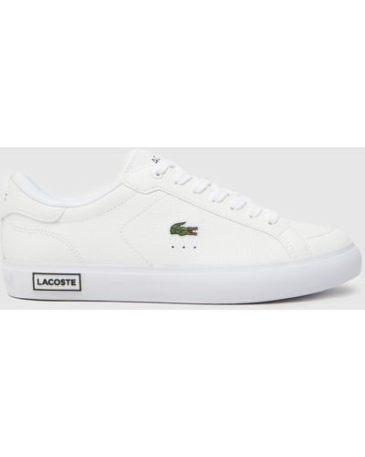 Lacoste Powercourt Trainers In - White