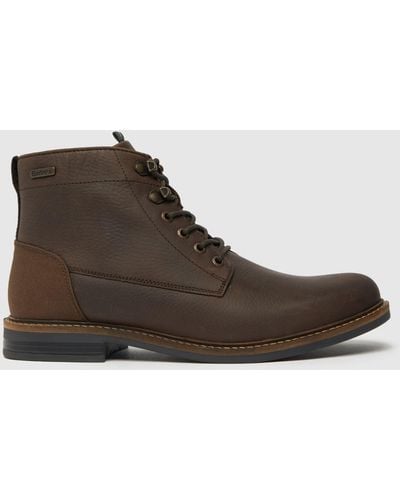 Barbour Deckham Boots In - Brown