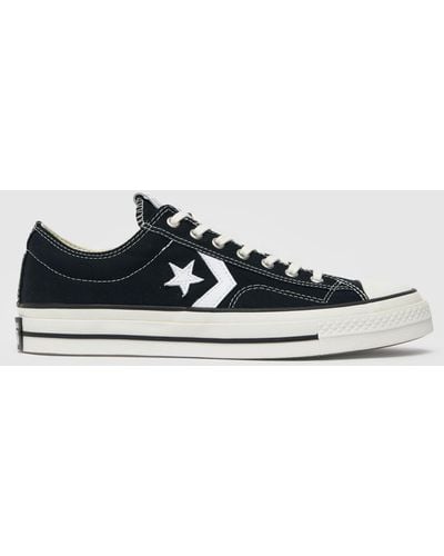 Converse Star Player 76 Trainers In Black & White