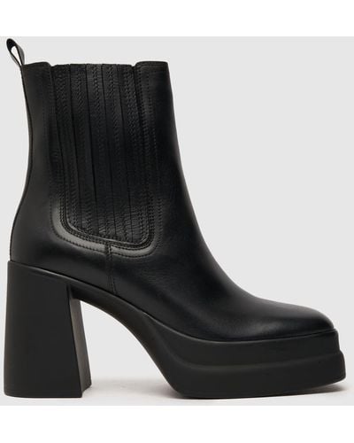 Schuh Bonnie Double Platform Chelsea Boots In - Black