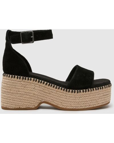 TOMS Laila Wedge Sandals In - Black
