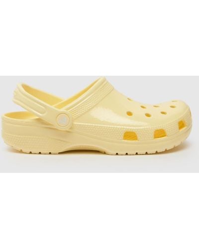 Crocs™ Classic High Shine Clog Sandals In - Yellow