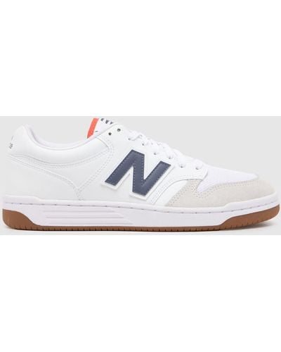 New Balance 480 Trainers In - White