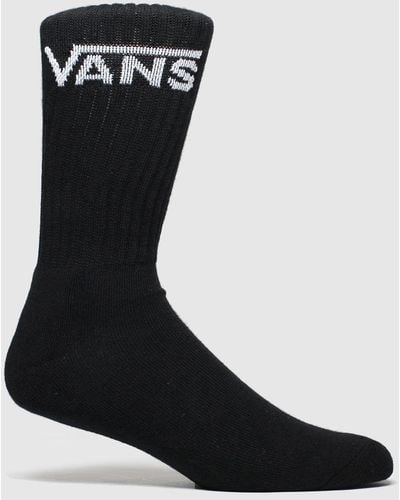 Vans Black & White Classic Crew Sock 3 Pack