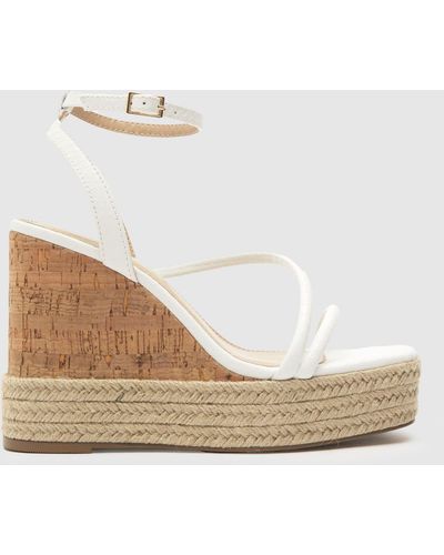 Schuh Violetta Espadrille Wedge Sandals In - Natural