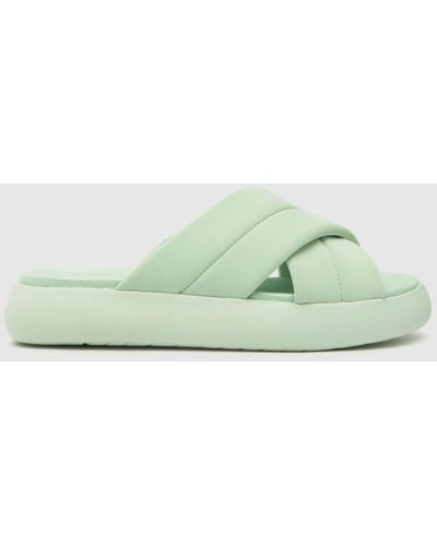 TOMS Mallow Crossover Vegan Sandals In - Green