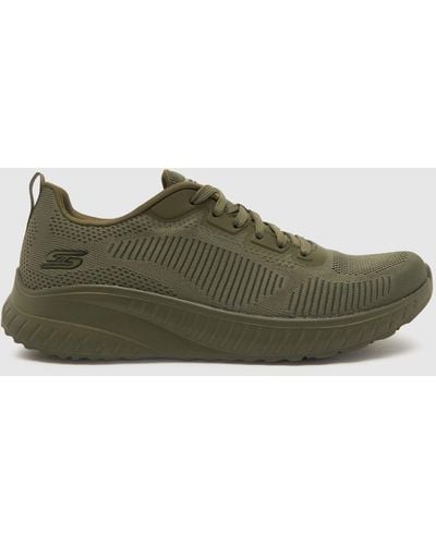 Skechers Bobs Sport Squad Chaos Trainers In - Green