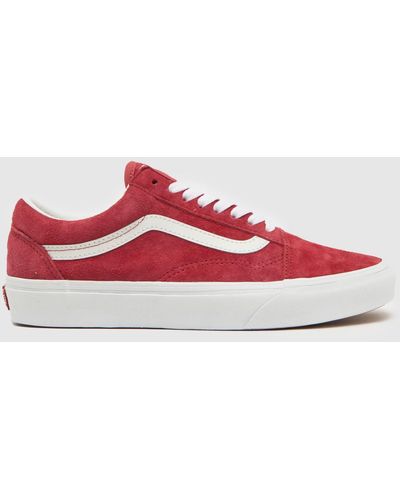 Vans Old Skool Trainers In - Red