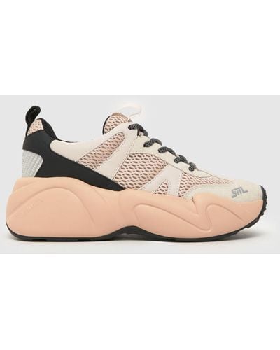 Steve Madden Bounce 1 Trainers In - Pink