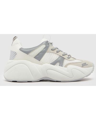 Steve Madden Bounce 1 Trainers In - White