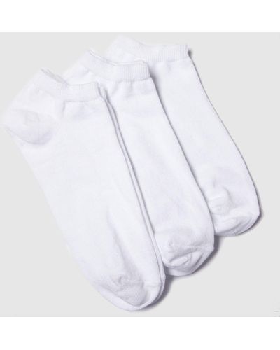 Schuh Trainer Socks 3 Pack - White