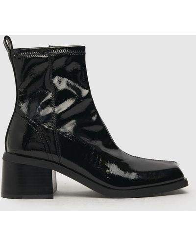 Schuh Women's Blake Stretch Square Toe Boots - Black