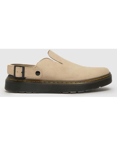 Dr. Martens Carlson Mule Sandals In - Natural
