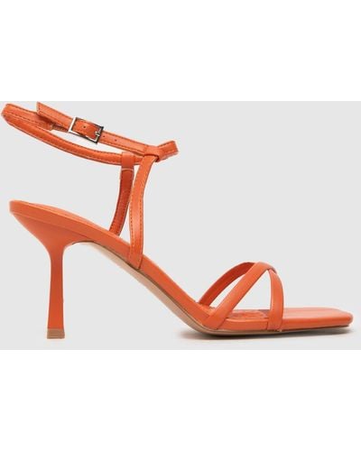 Schuh Samara Strappy Sandal High Heels In - Red