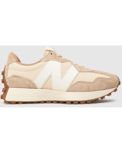 New Balance 327 Trainers In - Natural