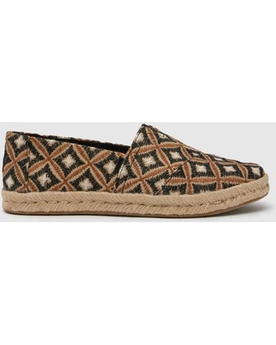 TOMS Alpargata Rope 2.0 Woven Sandals In - Brown