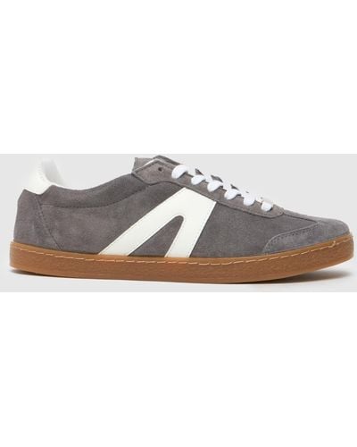 Schuh Marnie Suede Gum Sole Trainer Trainers In - Brown