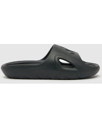 adidas Ladies Adicane Slide Sandals - Black