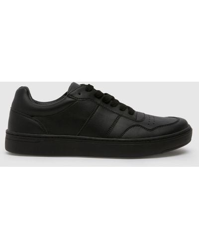 Schuh West Lace Trainers In - Black
