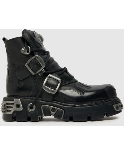 New Rock Reactor Mid Boots In - Black