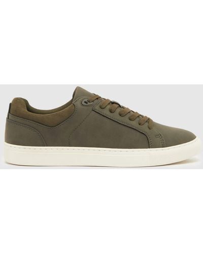 Schuh Winston Lace Up Trainers In - Green
