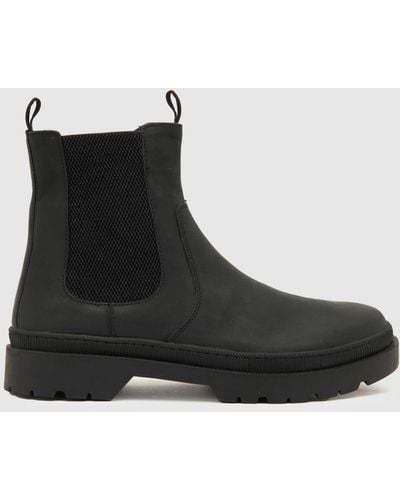 H by Hudson Colton Chelsea Boots In - Black