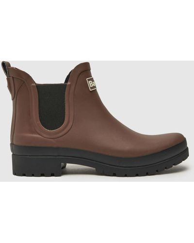 Barbour Mallow Boots In - Brown