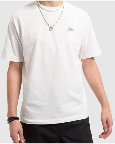 New Balance Small Logo T-shirt In - White