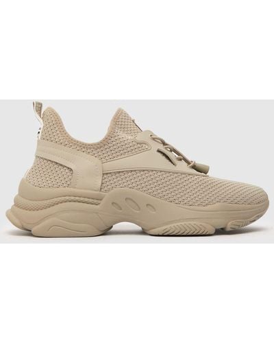 Steve Madden Match Trainers In - Natural