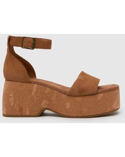 TOMS Laila Wedge Sandals In - Brown