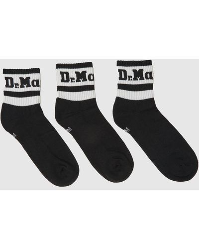 Dr. Martens Short Athletic Sock 3 Pack - Black