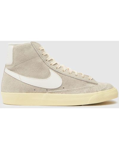 Nike Blazer Mid 77 Vintage Trainers In - Natural