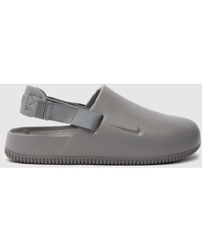 Nike Calm Mule Sandals In - Grey