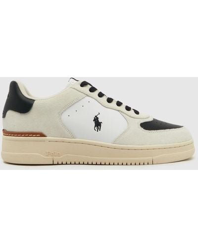 Polo Ralph Lauren Masters Court Trainer Trainers In - Brown