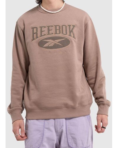 Reebok Classic Sweatshirt In - Brown
