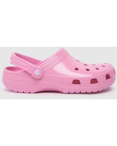 Crocs™ Classic Hi Shine Clog Sandals In - Pink