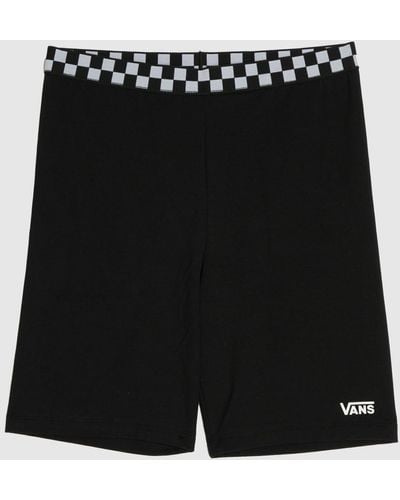 Vans Checkerboard Bike Short In Black & White