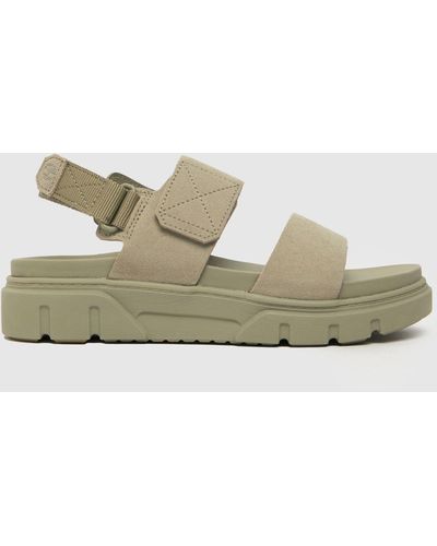 Timberland Greyfield Sandals In - Green