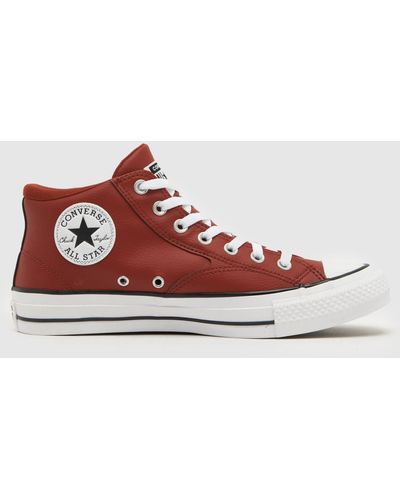 Converse All Star Malden Trainers In - Red