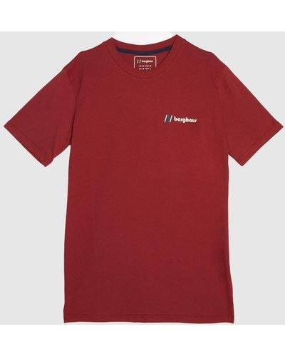 Berghaus Skyline T-shirt In - Red