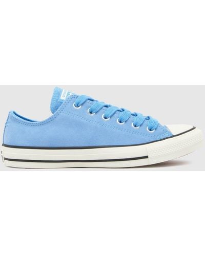 Converse All Star Ox City Kicks Trainers In - Blue