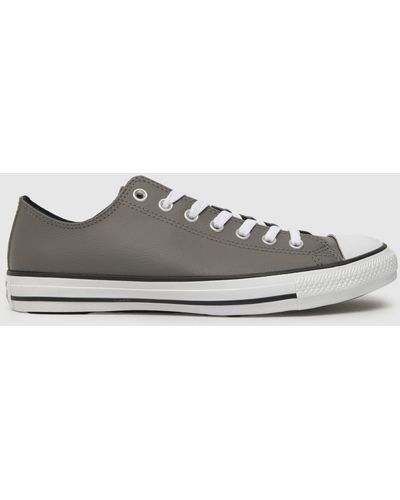 Converse All Star Ox Faux Trainers In - Grey