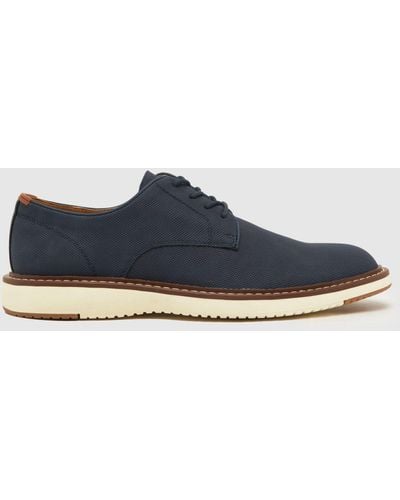 Schuh Blue Pippin White Sole Derby Shoes